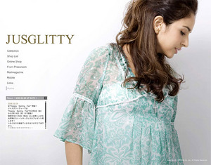 JUSGLITTY ジャスグリッティー WEBSITE 2008 SPRING