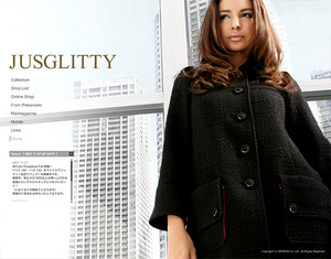 JUSGLITTY ジャスグリッティー WEBSITE 2007 WINTER